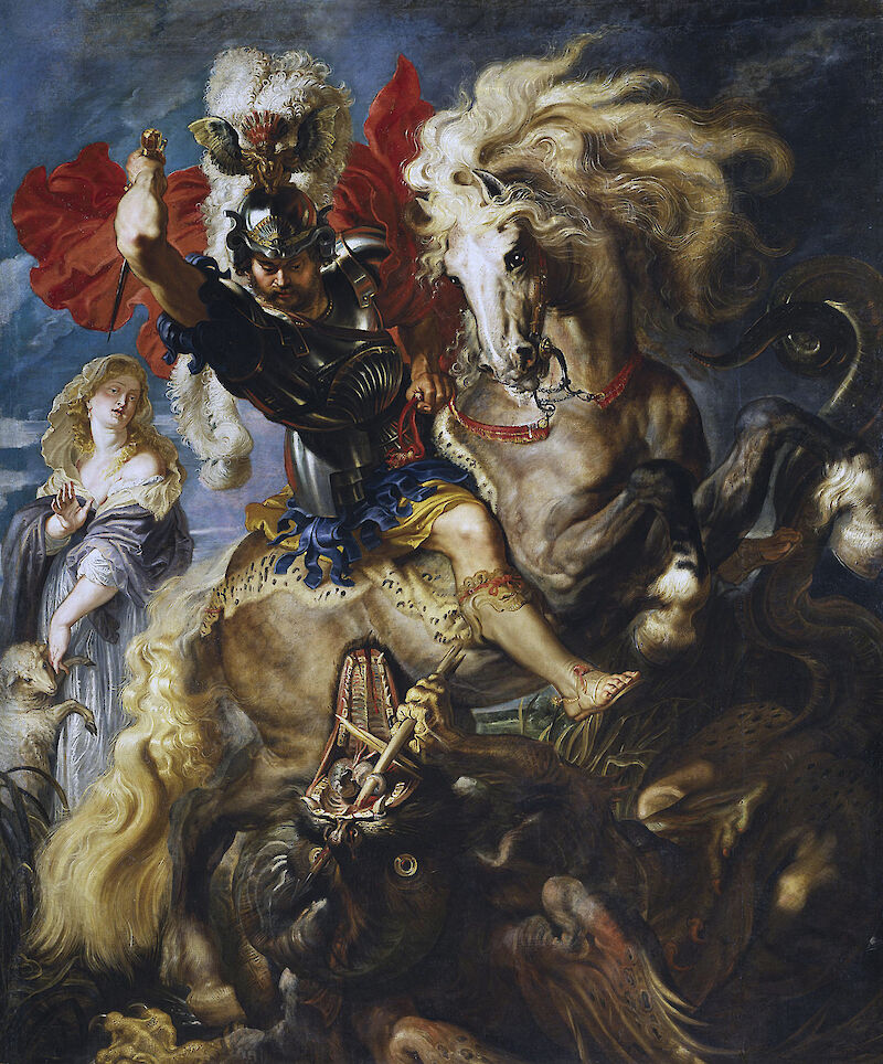 Saint George and the Dragon, Peter Paul Rubens