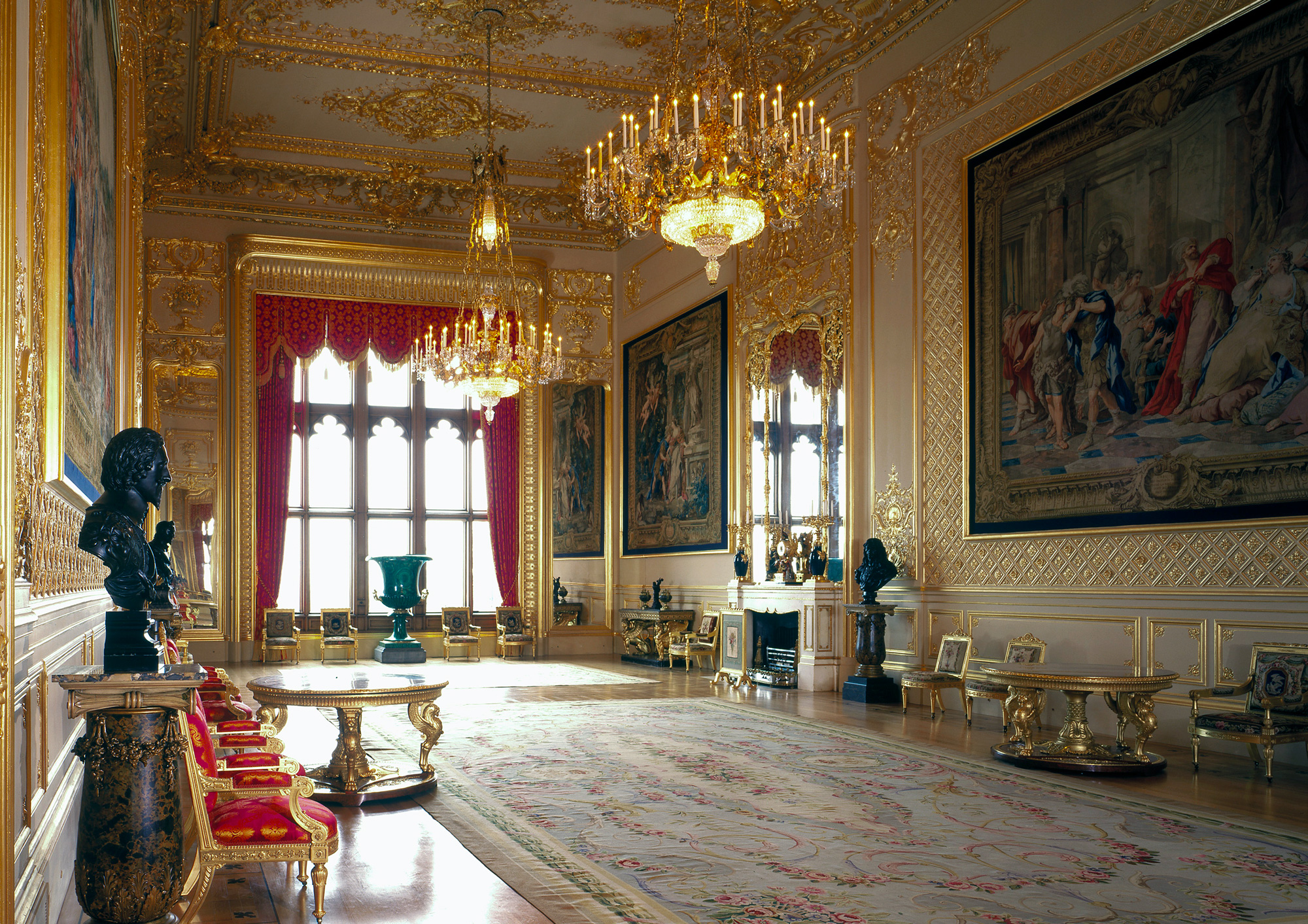 комнаты в букингемском дворце