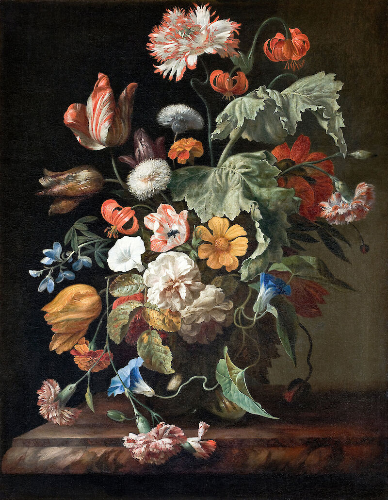 Still-Life with Flowers scale comparison