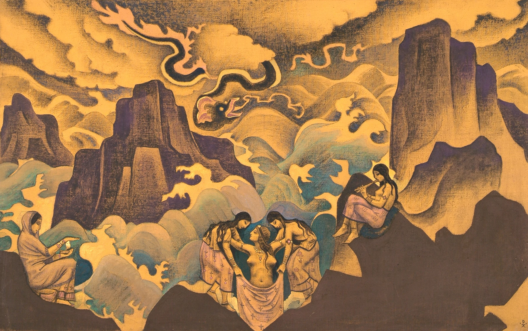 Serpent of Wisdom, Nicholas Roerich