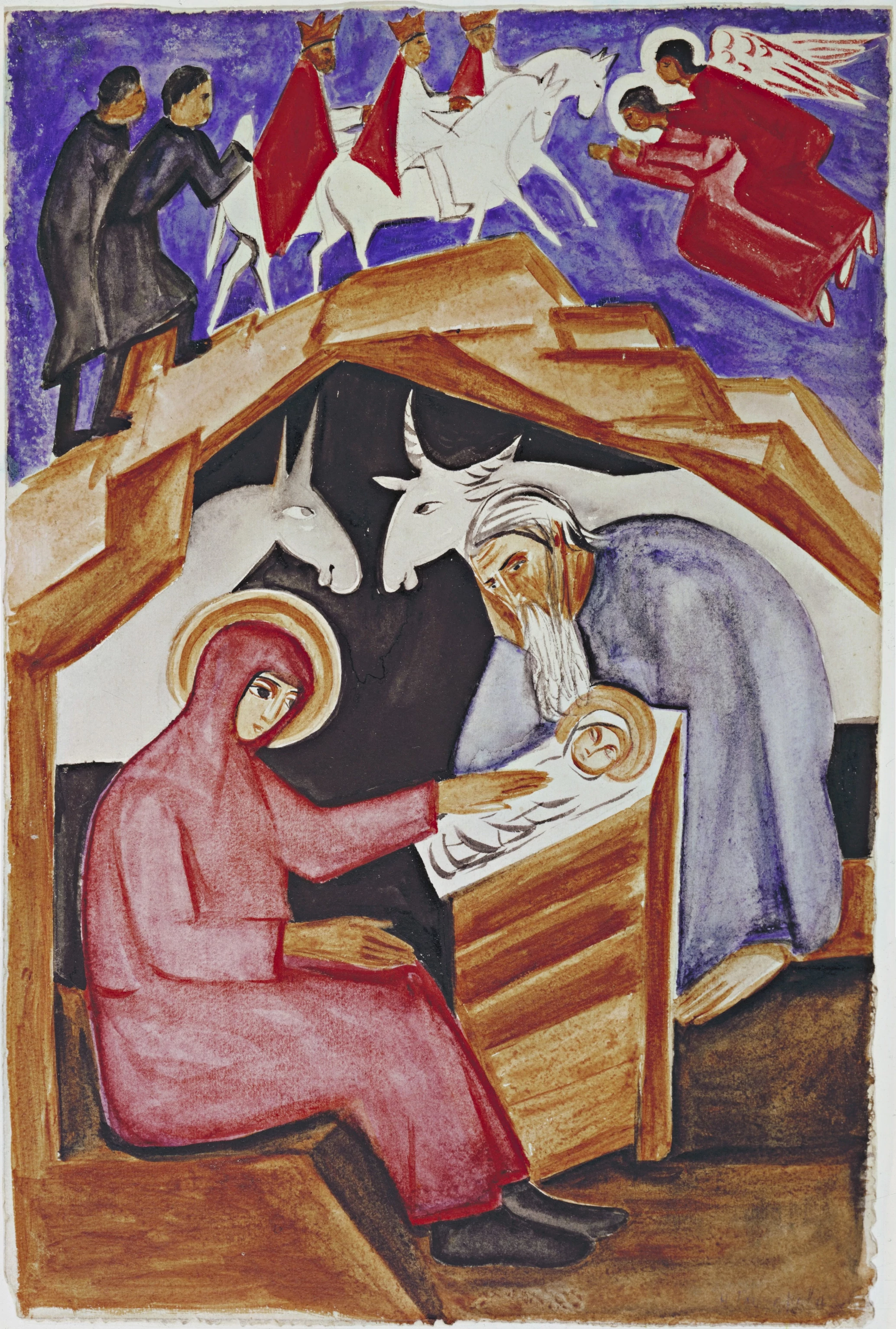 The Nativity, for Liturgy, Natalia Goncharova