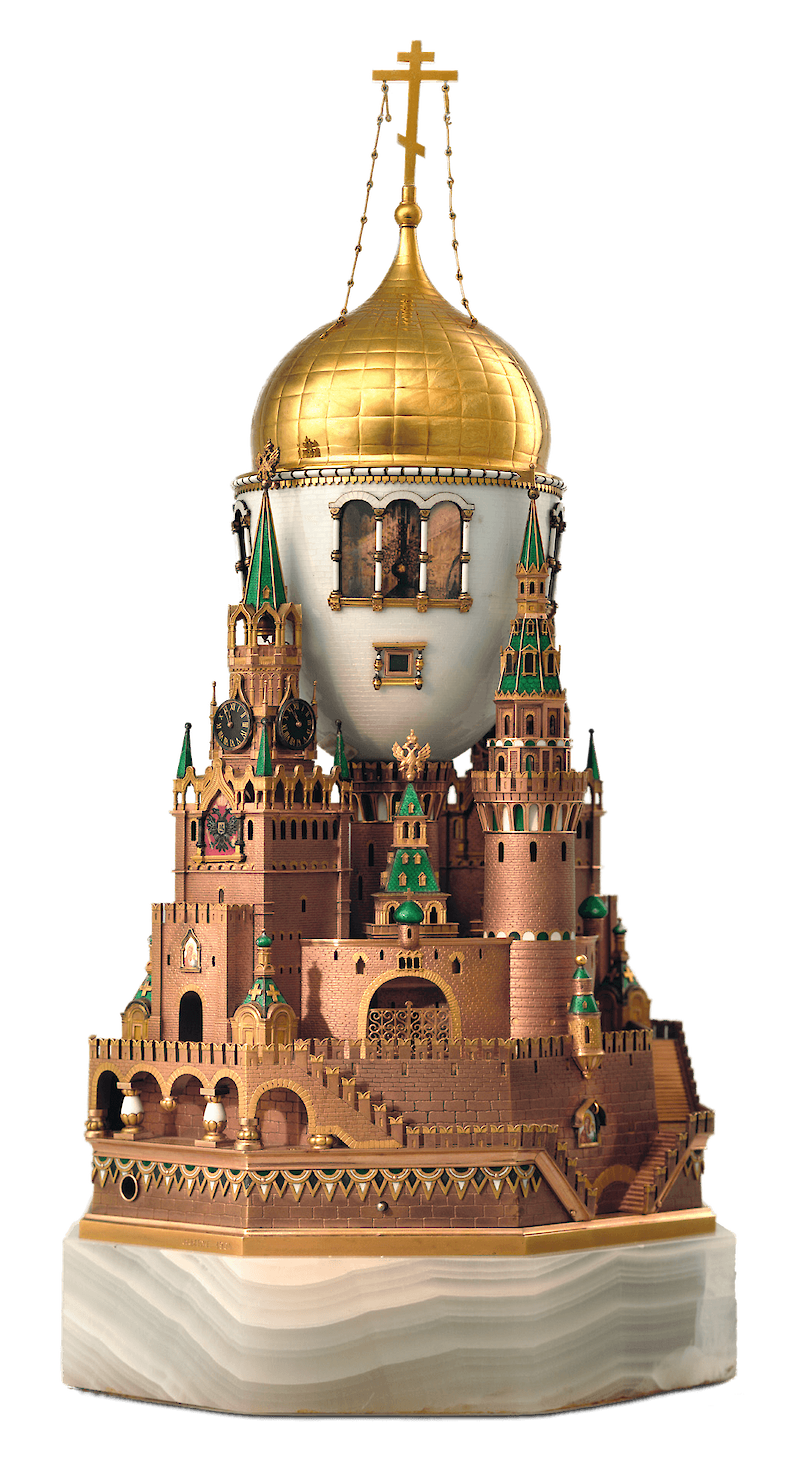 The Moscow Kremlin Egg scale comparison