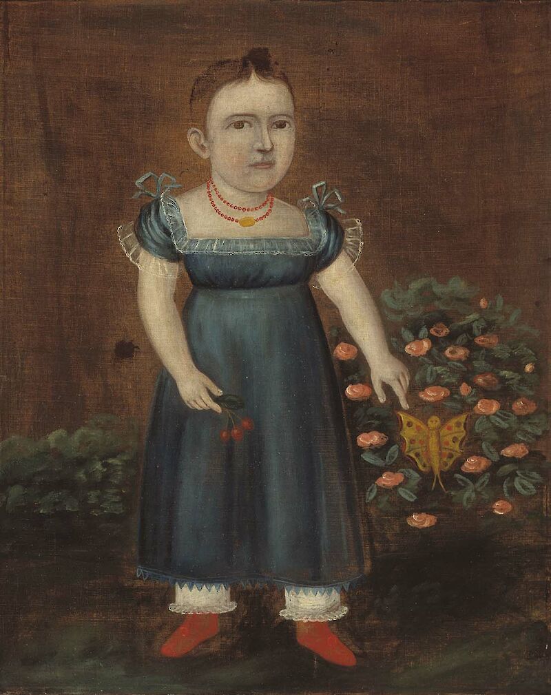 Portrait of Adelia Ellender, Joshua Johnson