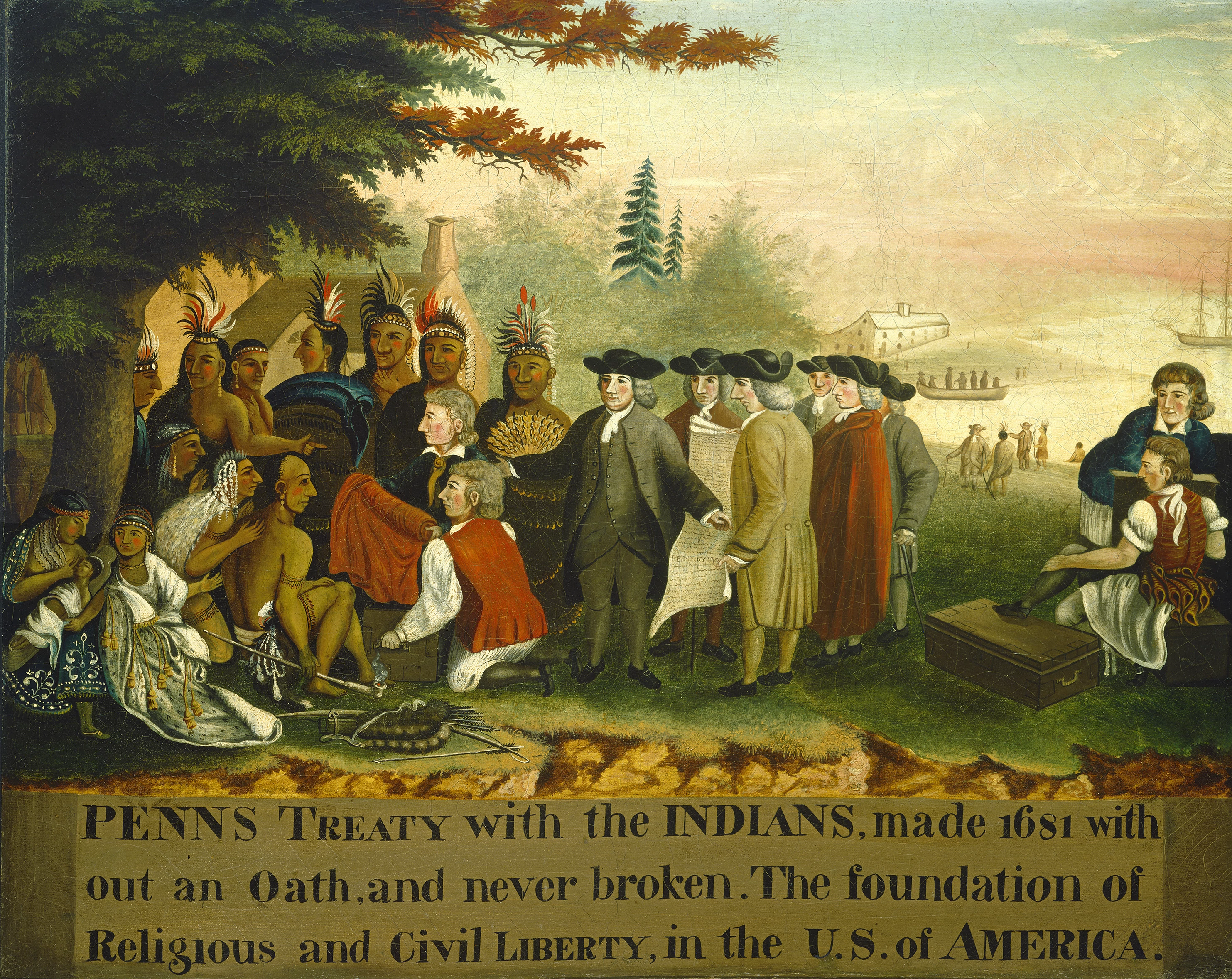 Penn's Treaty with the Indians, Edward Hicks