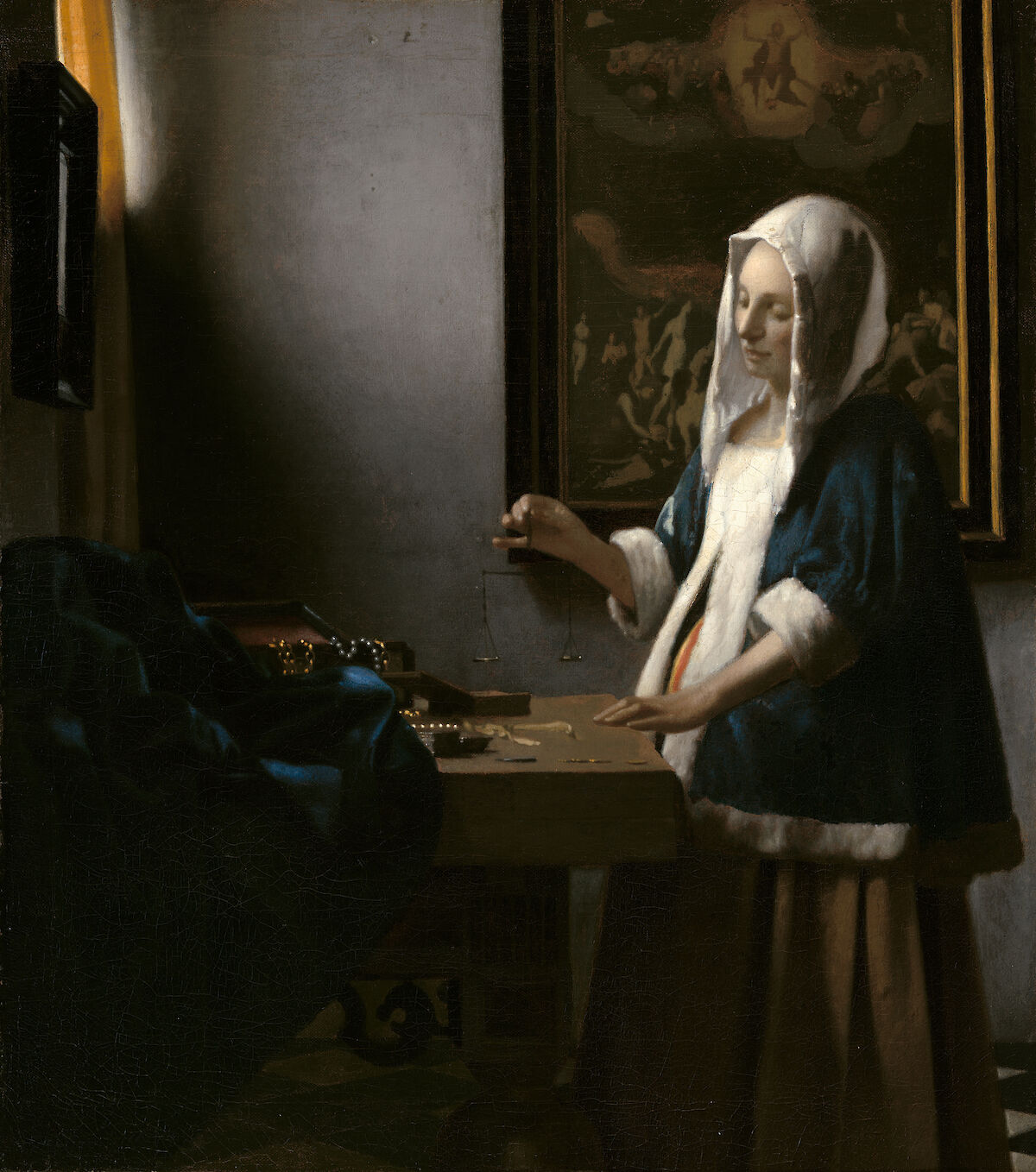 Woman Holding a Balance by Johannes Vermeer Obelisk Art History