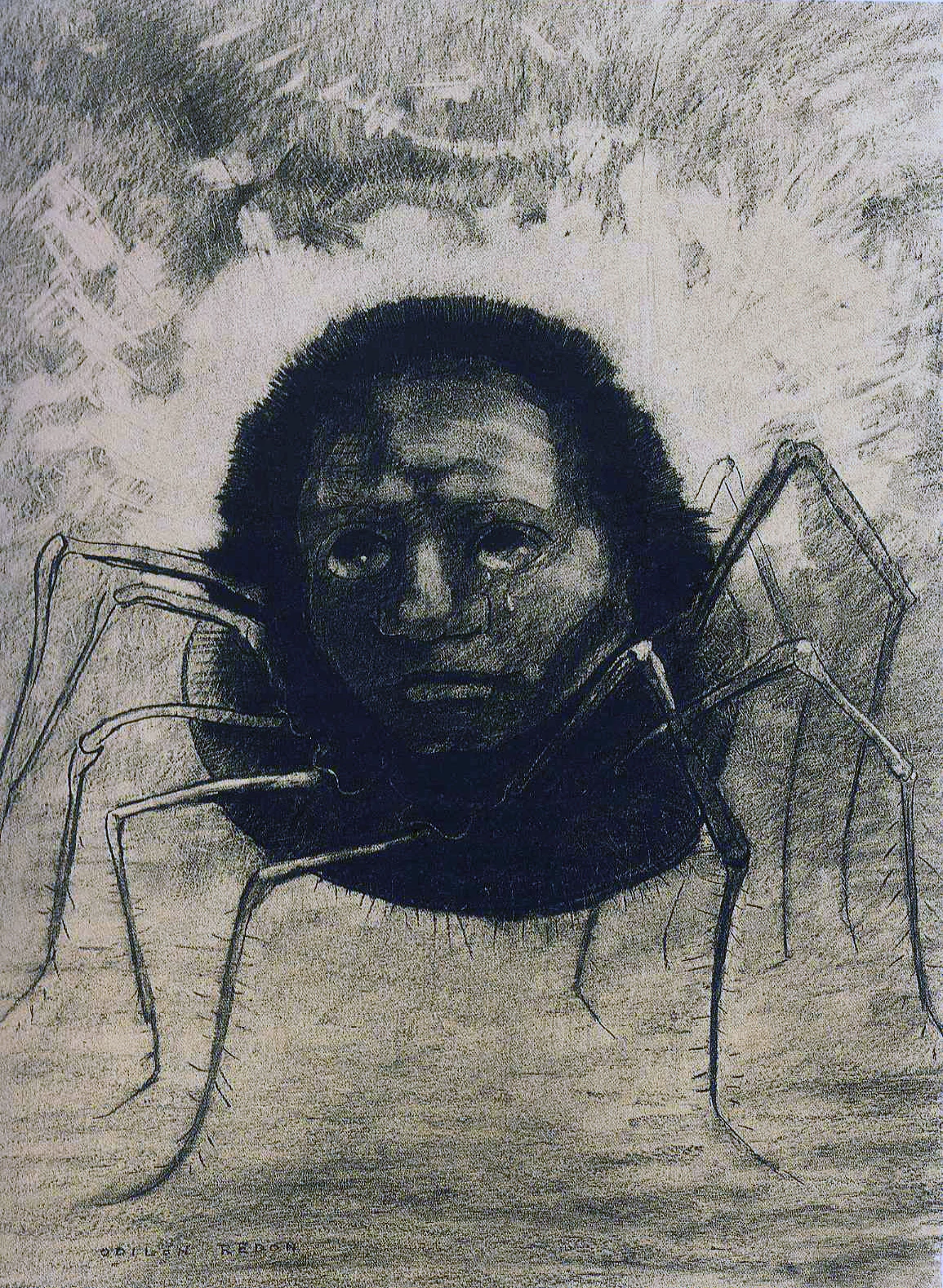 The Crying Spider, Odilon Redon