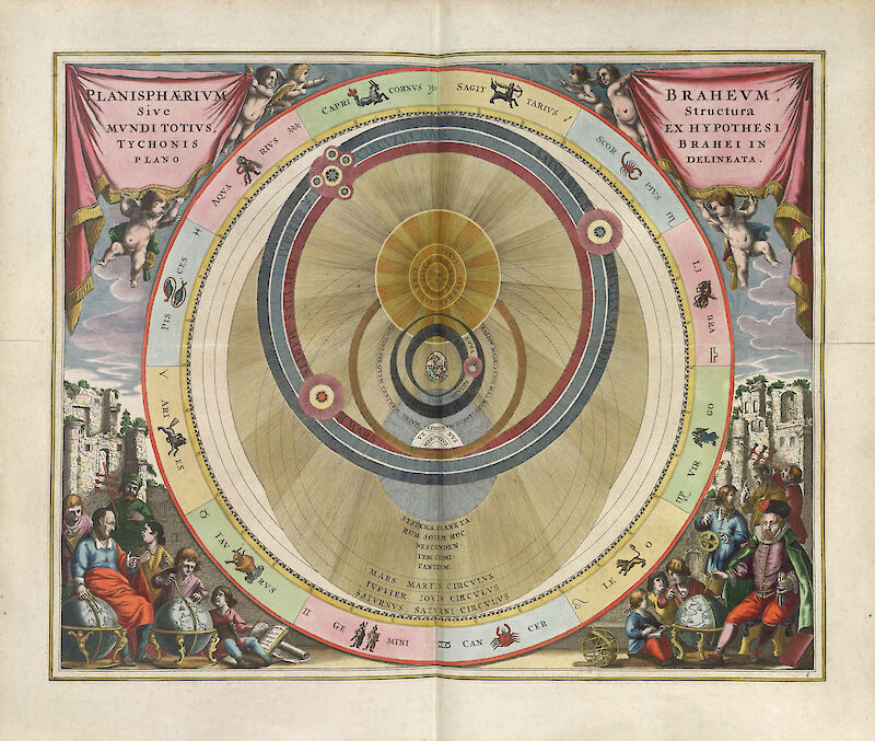 The Tycho Brahe Planisphere scale comparison