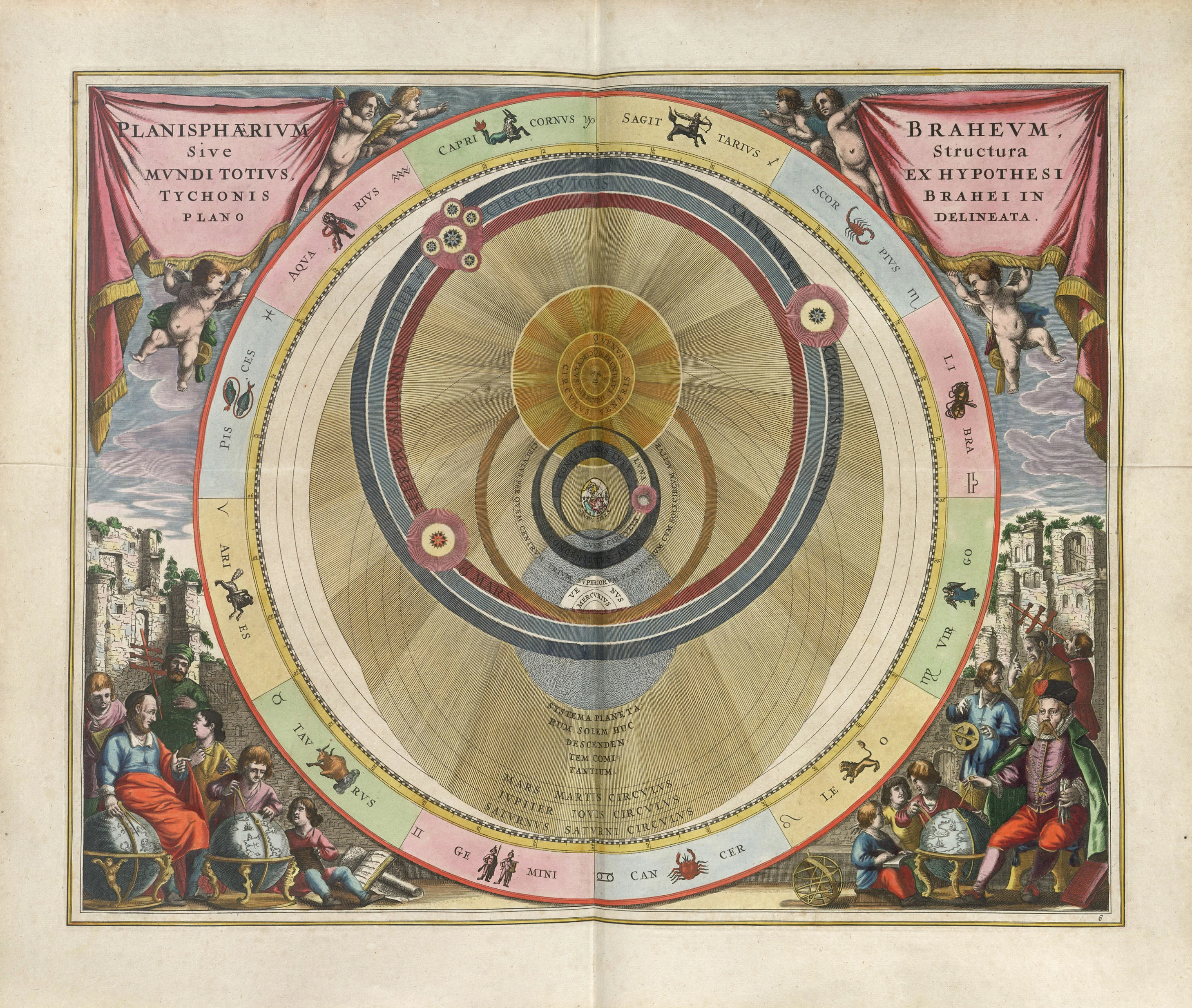 The Tycho Brahe Planisphere, Andreas Cellarius