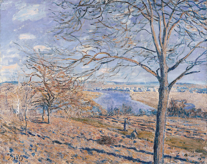 Banks of the Loing — Autumn Effect, Alfred Sisley