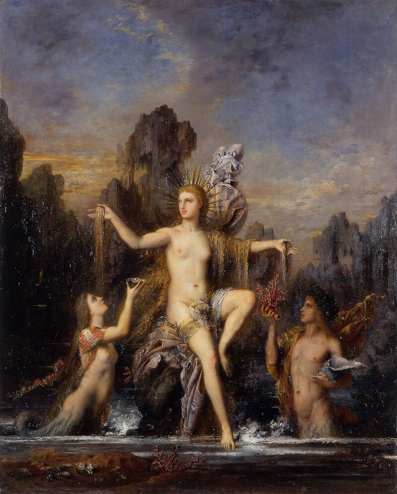 Venus Rising from the Sea, Gustave Moreau