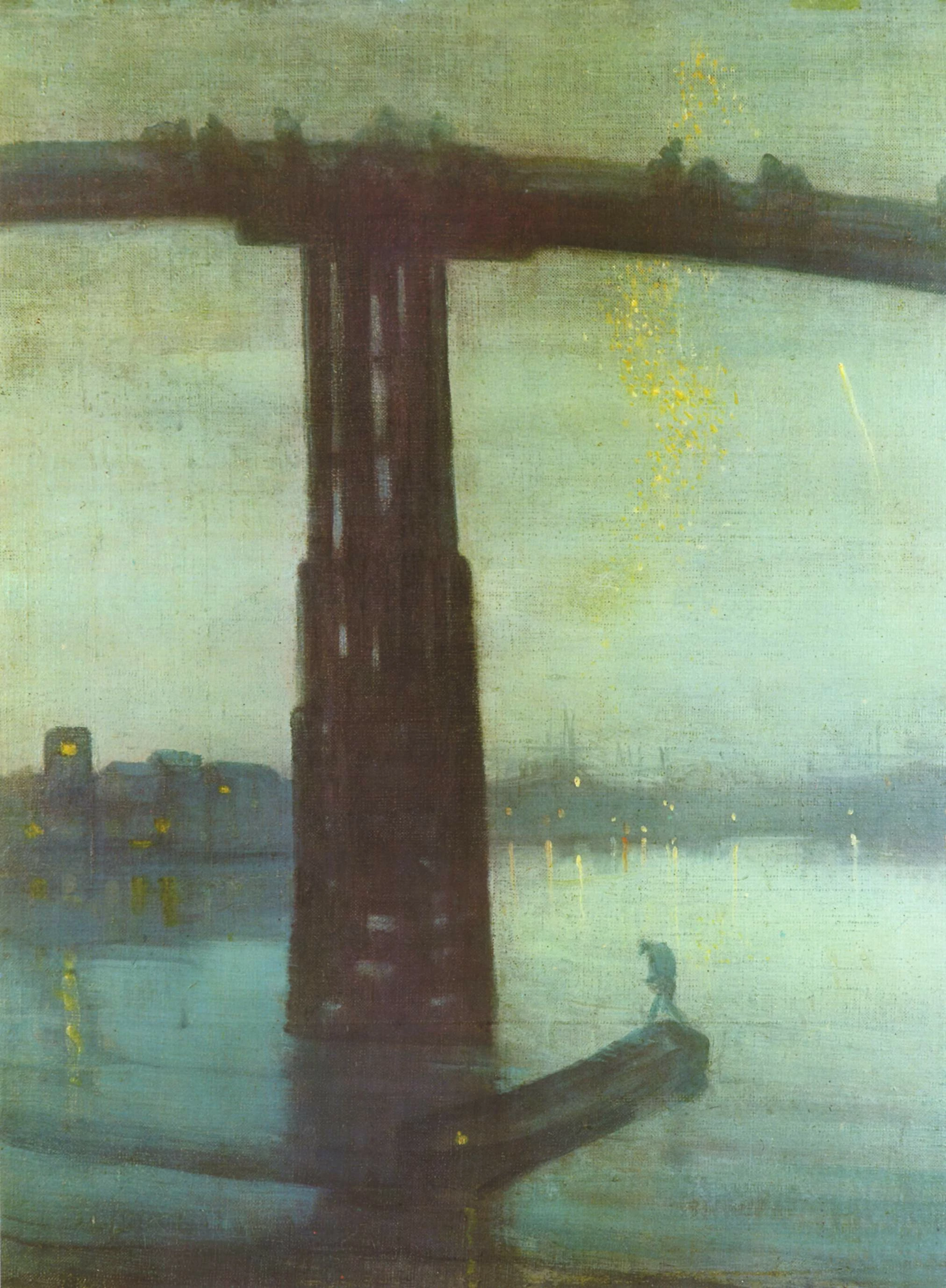 Nocturne in Blue and Gold: Old Battersea Bridge, James McNeill Whistler