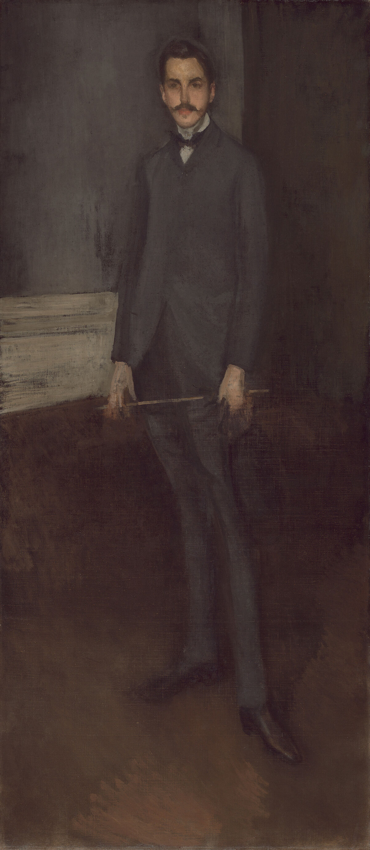 Mother Of Pearl >> Portrait of George W. Vanderbilt by James McNeill Whistler Mother Of Pearl >> Portrait of George W. Vanderbilt by James McNeill Whistler