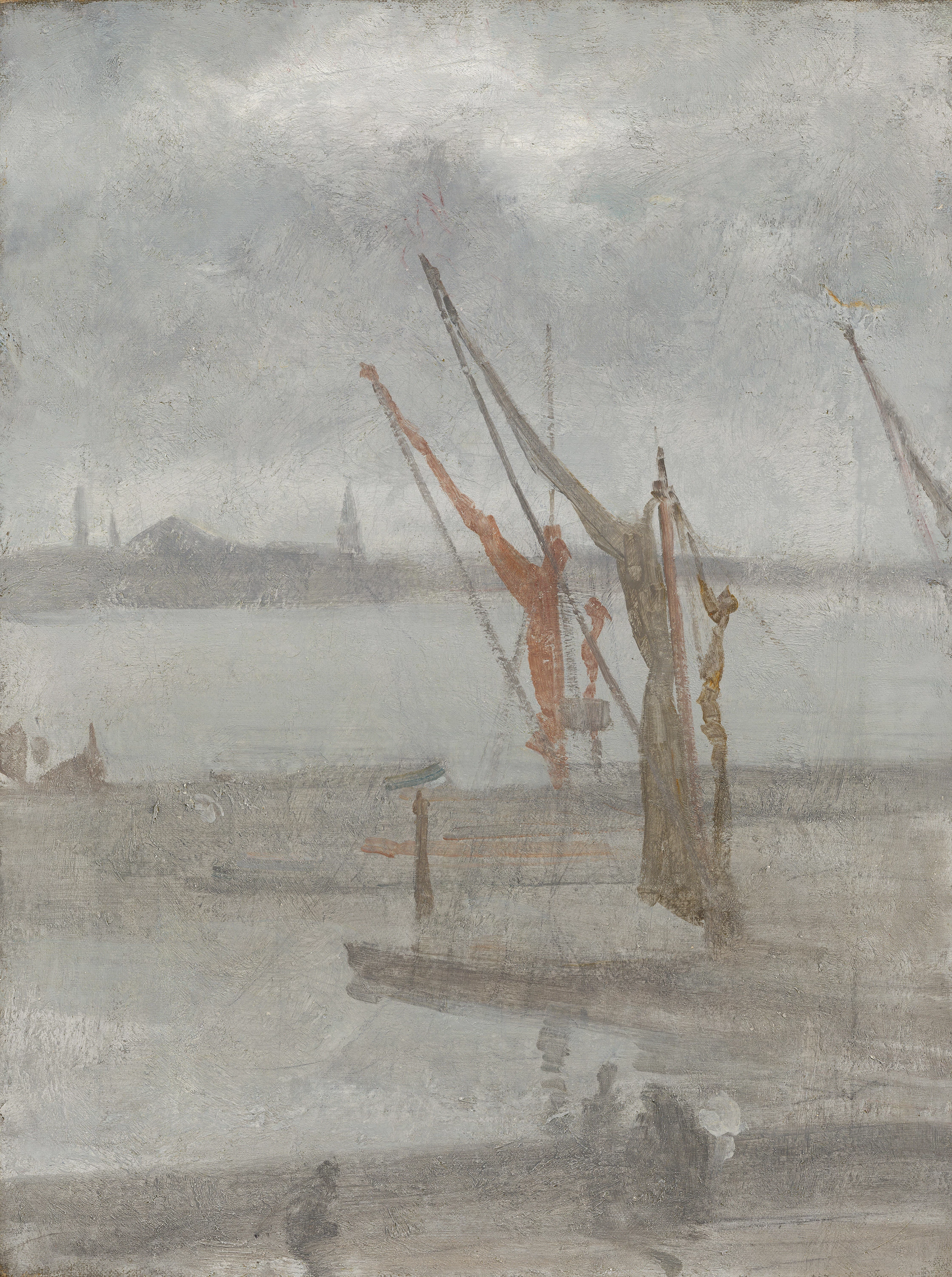 Grey and Silver: Chelsea Wharf, James McNeill Whistler