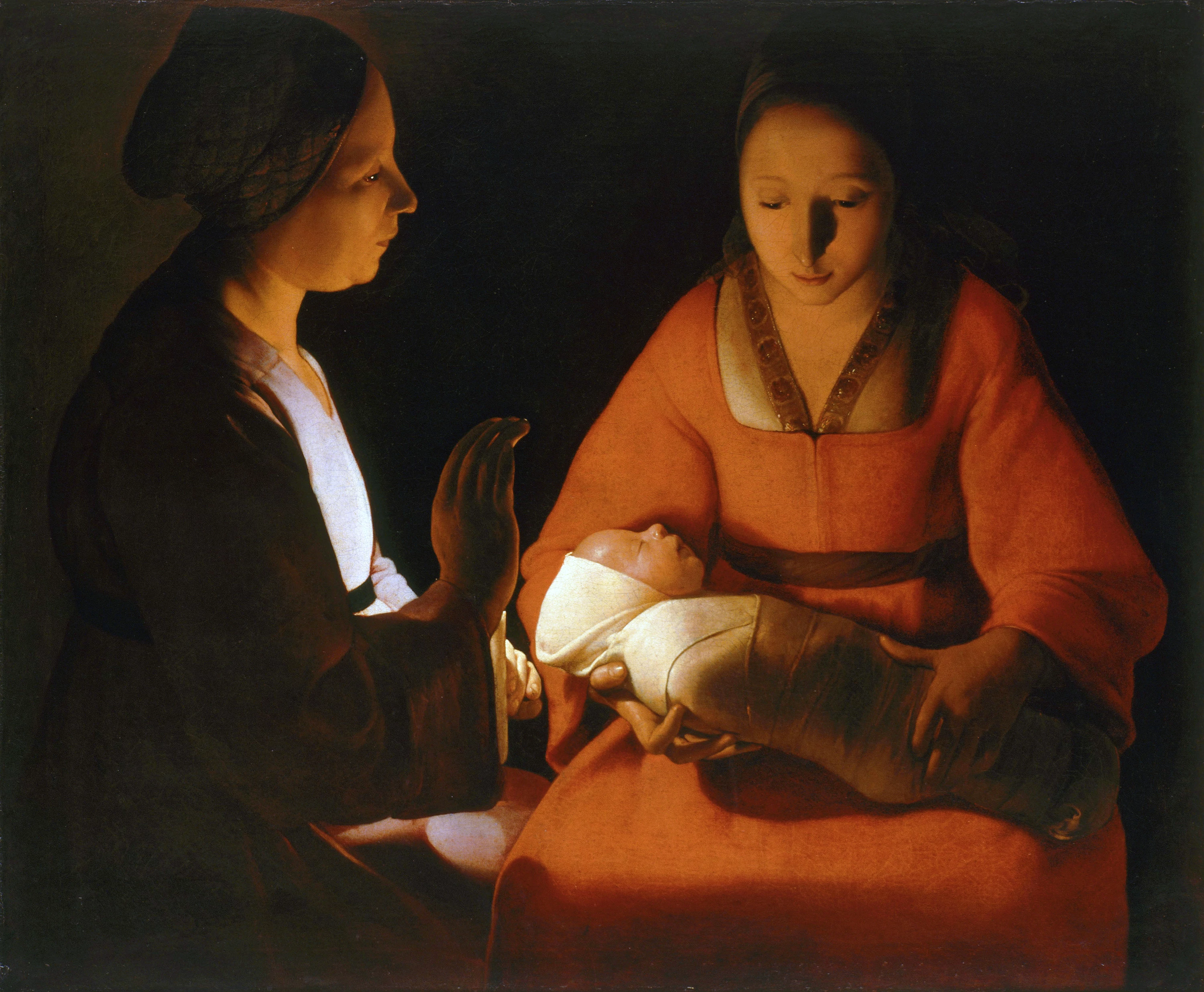 The Newborn Christ, Georges de La Tour