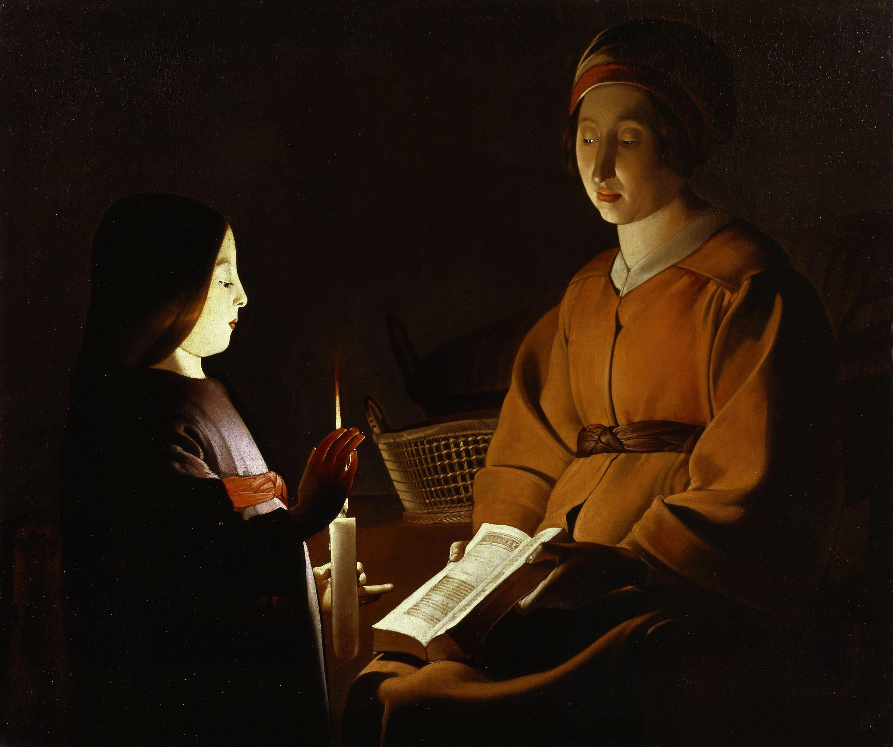 The Education of the Virgin, Georges de La Tour