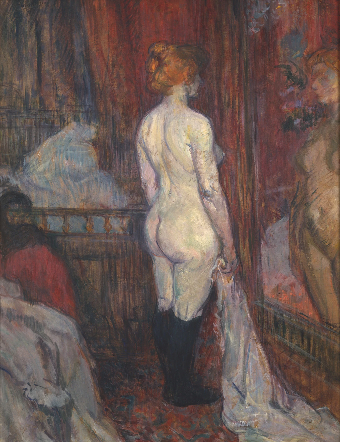 Woman before a Mirror, Henri de Toulouse-Lautrec