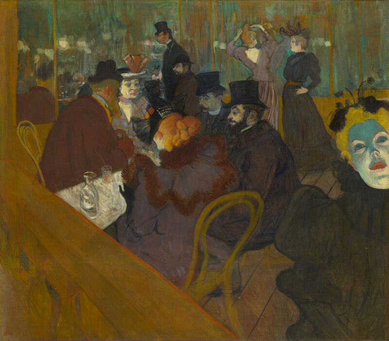 At the Moulin Rouge, Henri de Toulouse-Lautrec