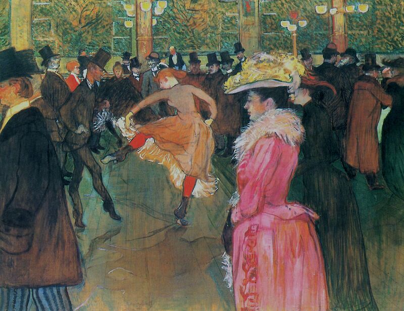 At The Moulin Rouge, The Dance, Henri de Toulouse-Lautrec