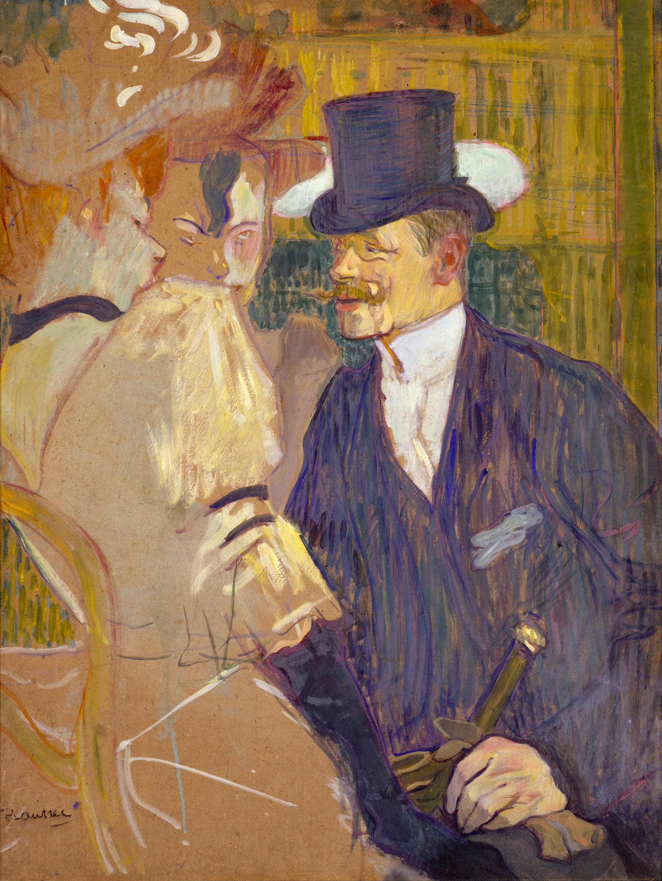 The Englishman at the Moulin Rouge, Henri de Toulouse-Lautrec