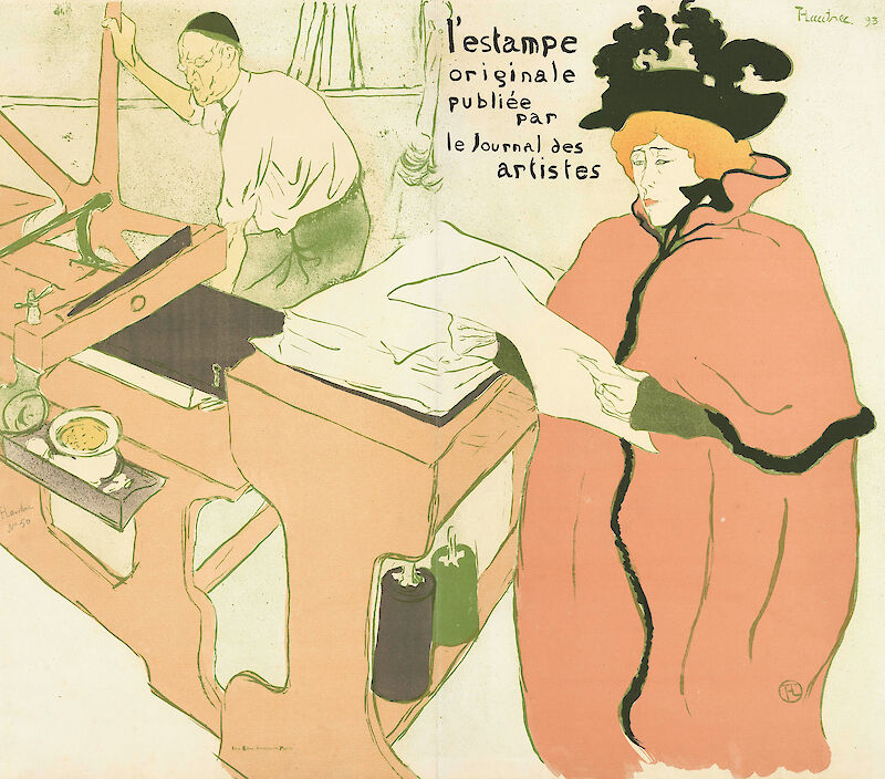 Cover for the album L'Estampe 1, Henri de Toulouse-Lautrec