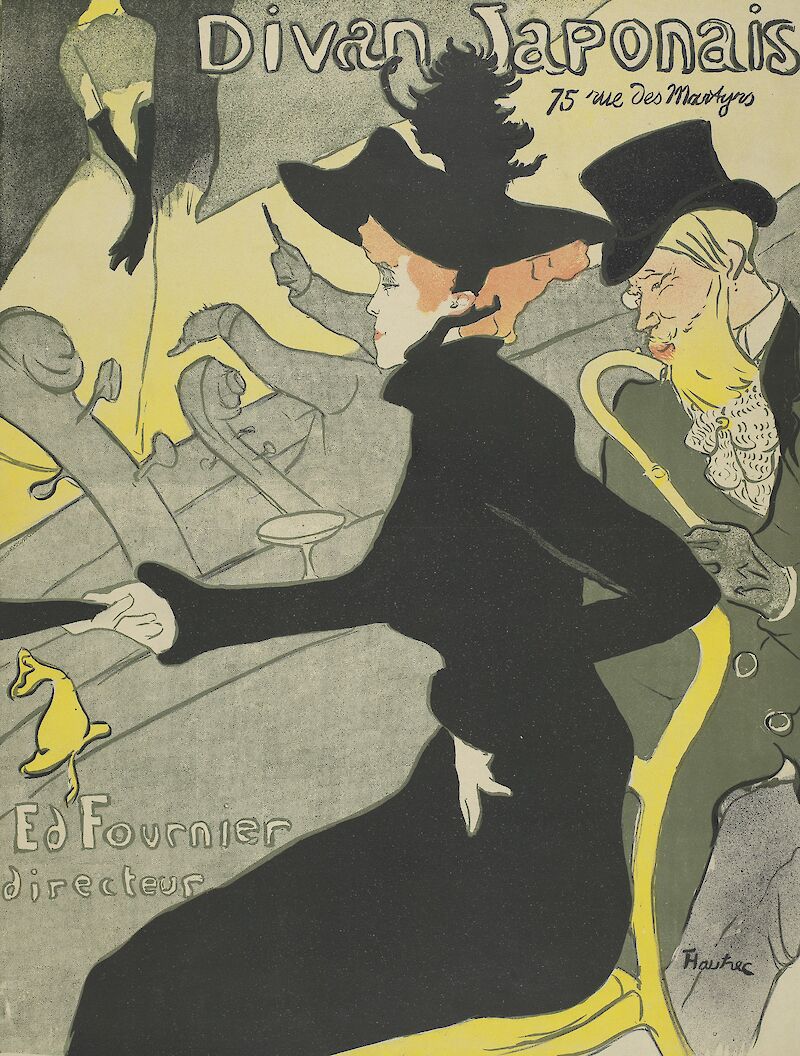 Poster for Le Divan Japonais, Henri de Toulouse-Lautrec