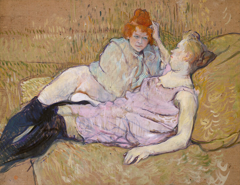 The Sofa, Henri de Toulouse-Lautrec