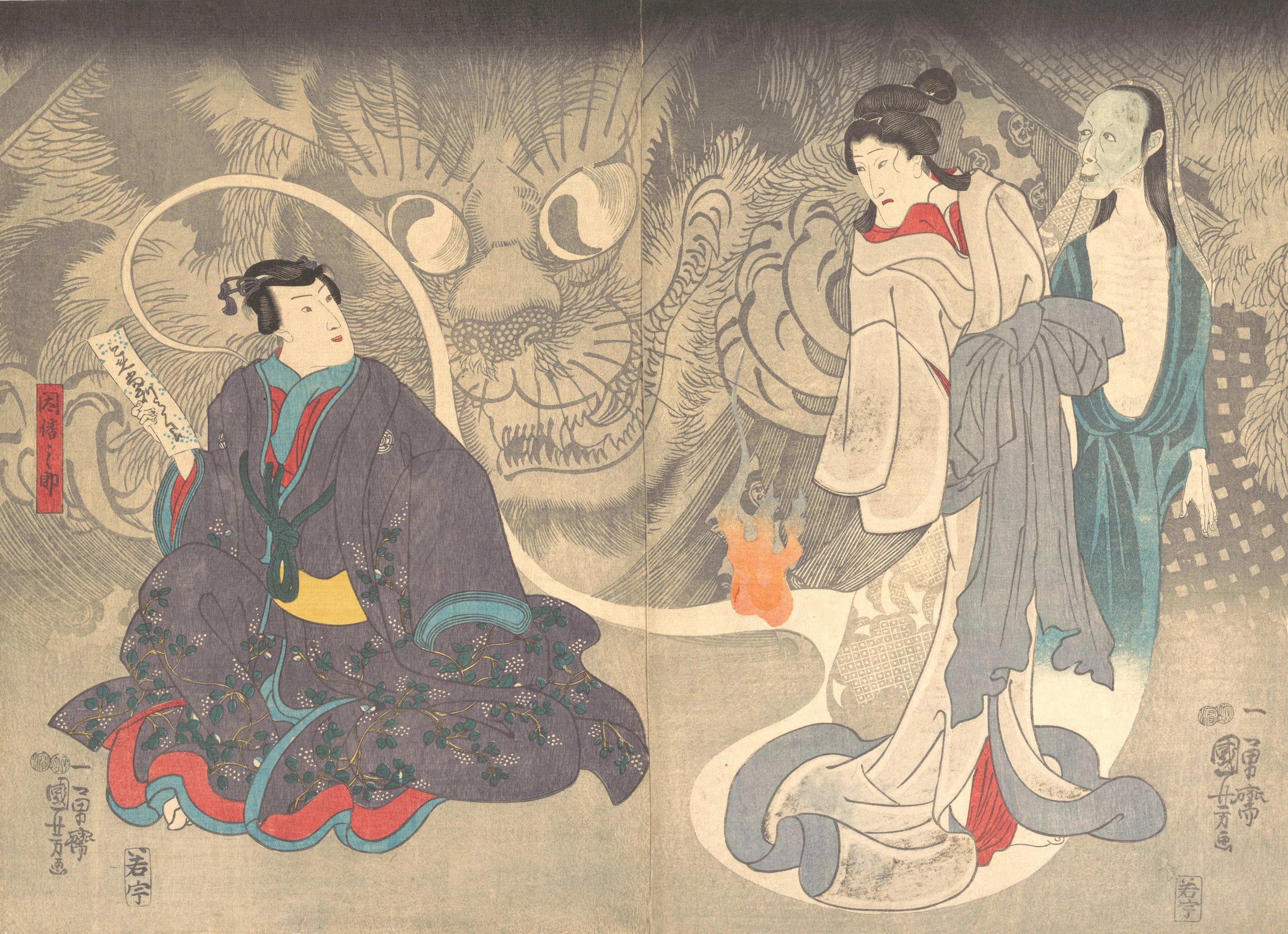 The Okazaki Cat Demon, Utagawa Kuniyoshi