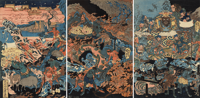 Ghosts, Devils and the King of Hell, Utagawa Kuniyoshi