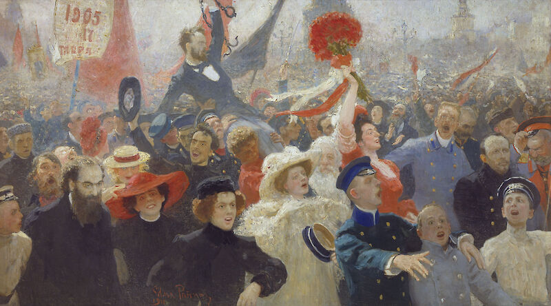 Demonstration on October 17, 1905, Ilya Repin