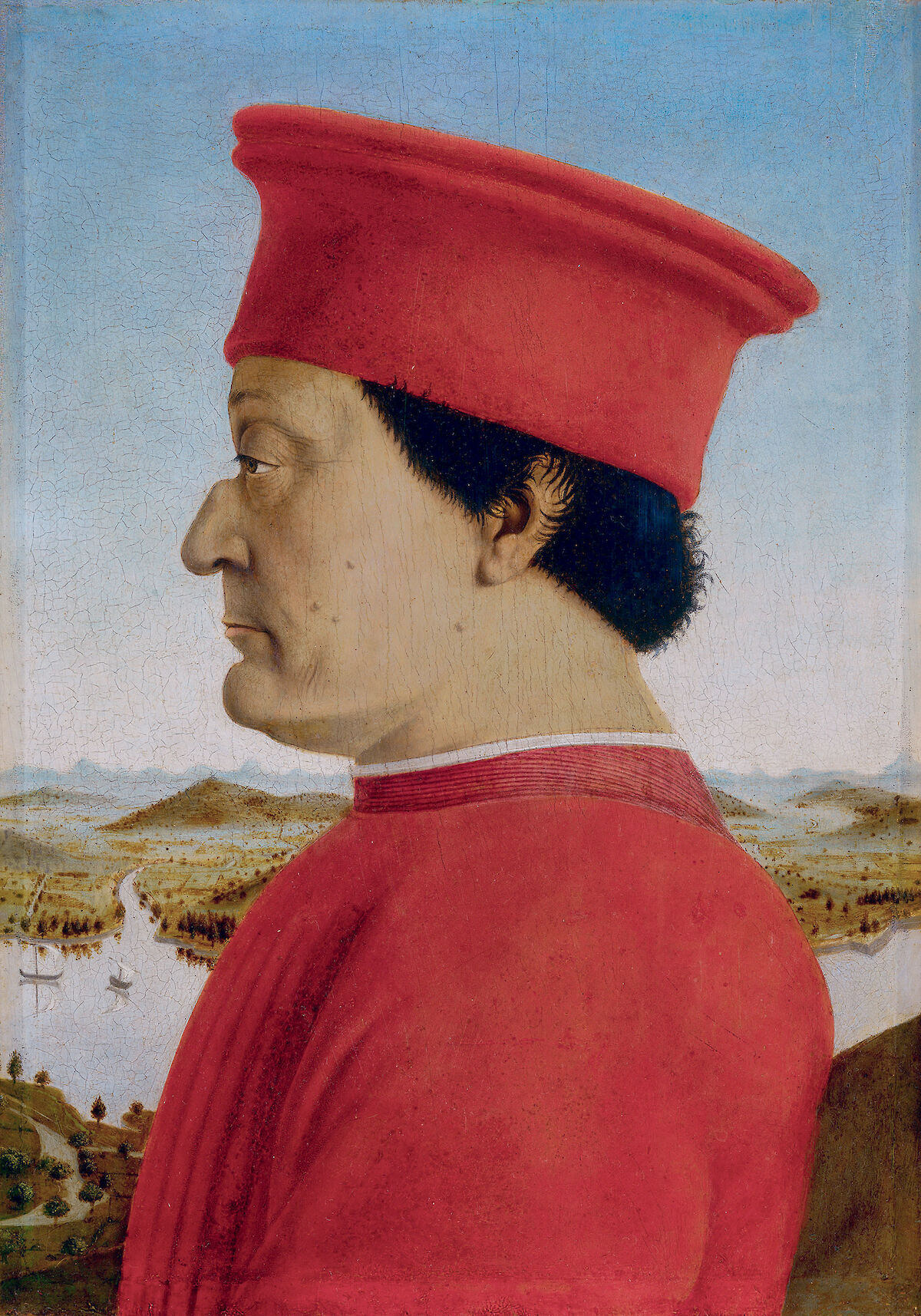 Portrait of the Duke of Urbino by Piero della Francesca