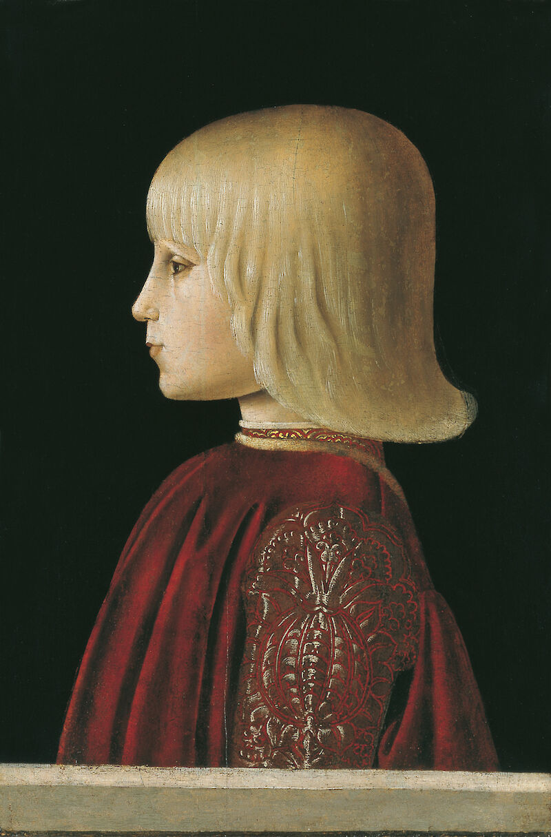 Portrait of Guidobaldo da Montefeltro scale comparison