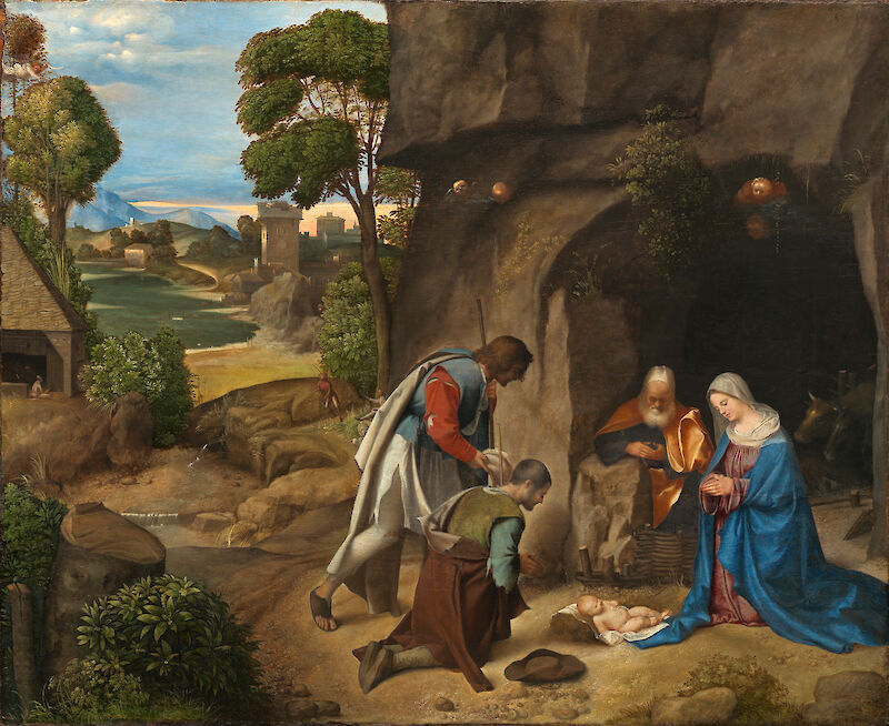 Adoration of the Shepherds scale comparison