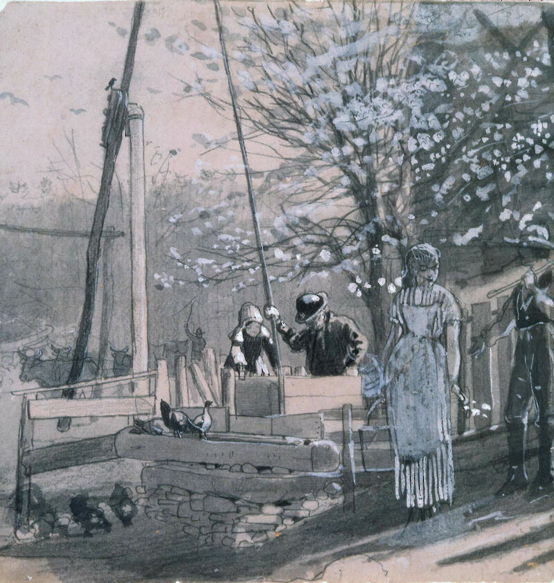 Spring (Women and Men at Well), Winslow Homer