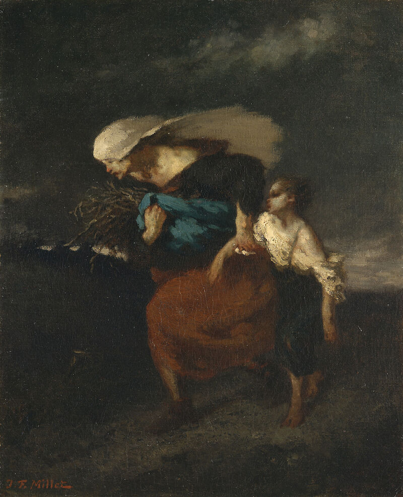 Retreat from the Storm, Jean-François Millet