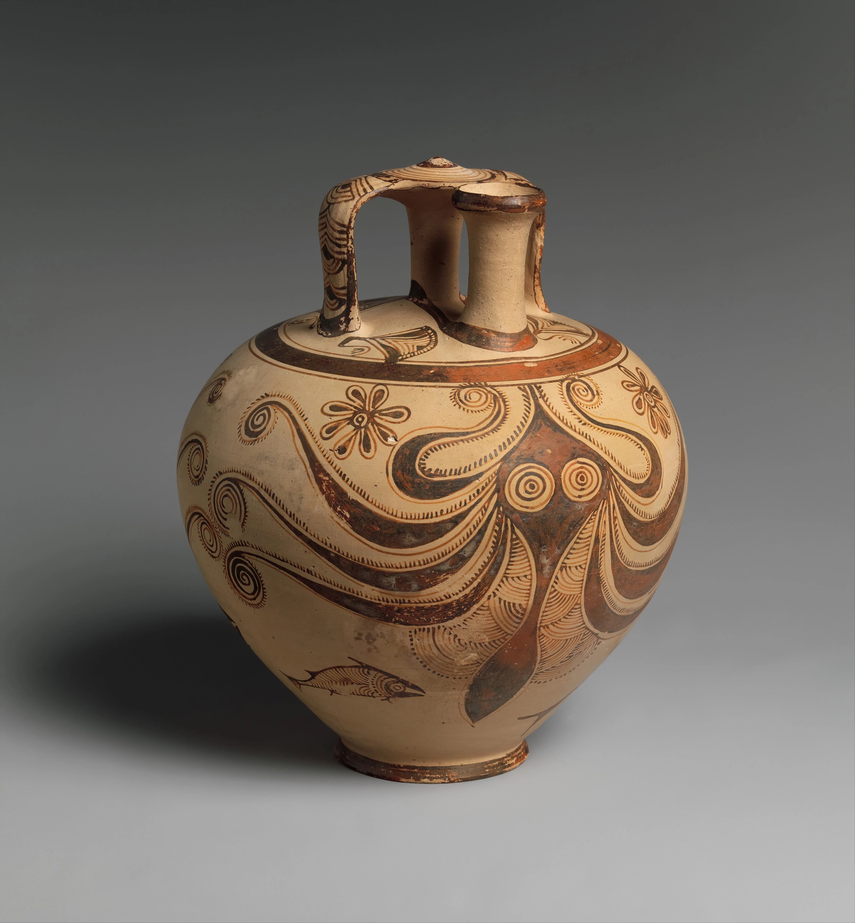 Mycenaean Octopus Stirrup Jar, Aegean Civilizations