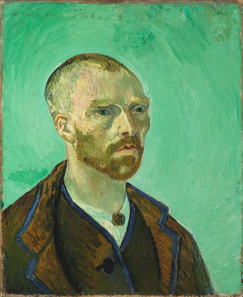 Self-Portrait Dedicated to Paul Gauguin scale comparison
