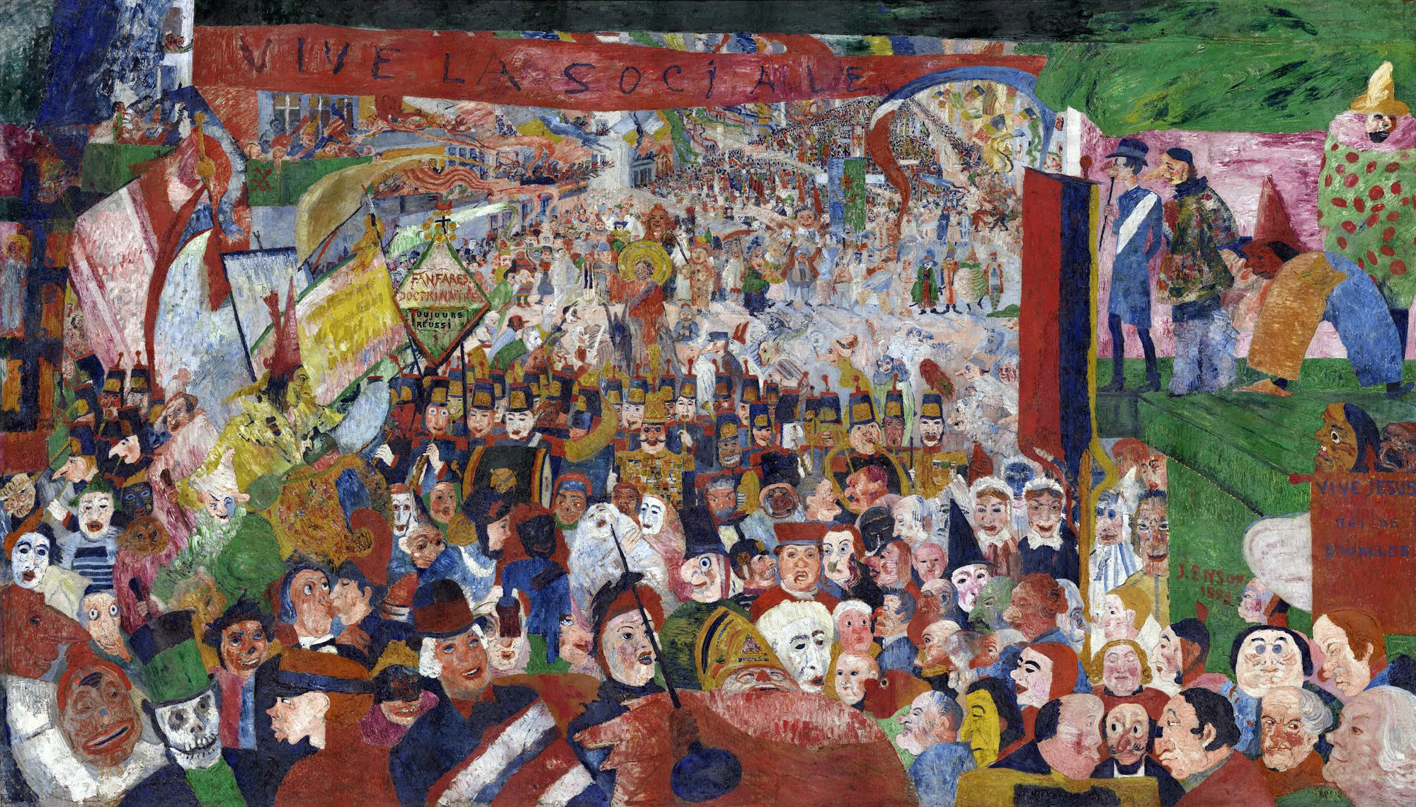 Christ's Entry into Brussels in 1889, James Ensor