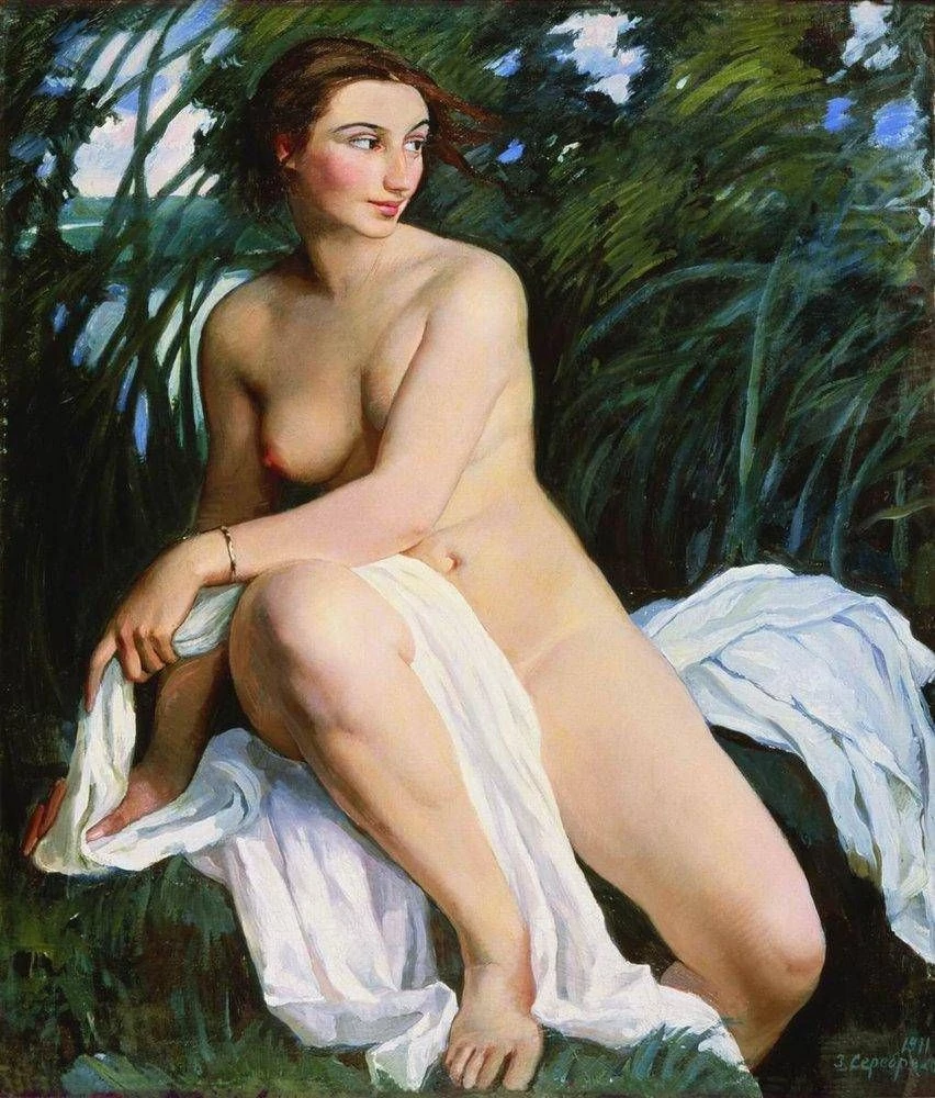 Bather, Zinaida Serebriakova