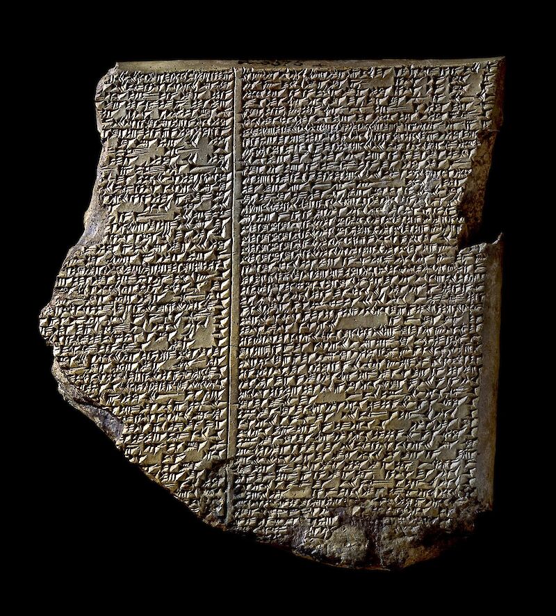 The Gilgamesh Flood Tablet, Mesopotamia