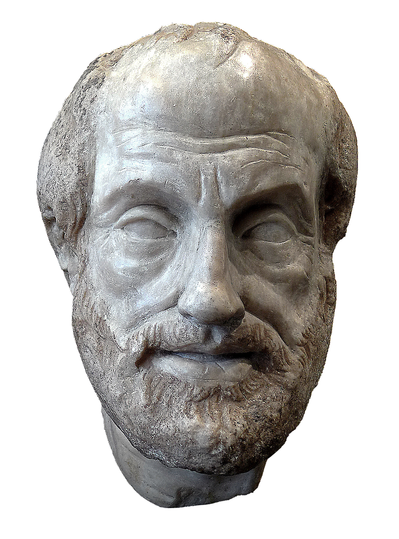 Portrait of Aristotle scale comparison