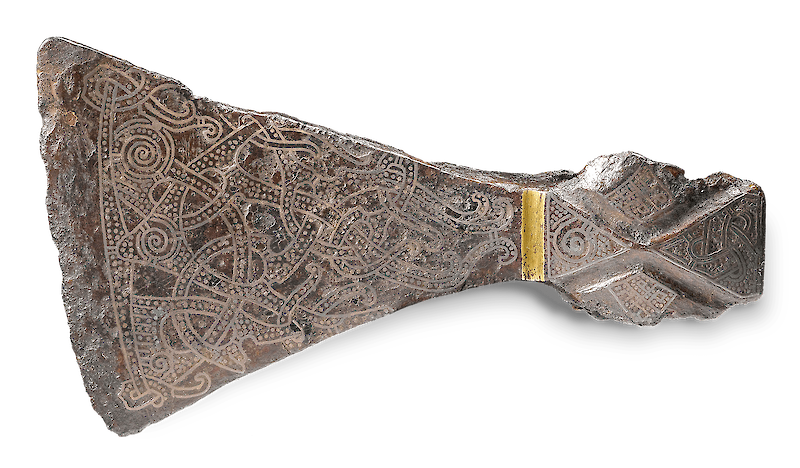 Mammen Silver-inlaid Axehead, Viking Age