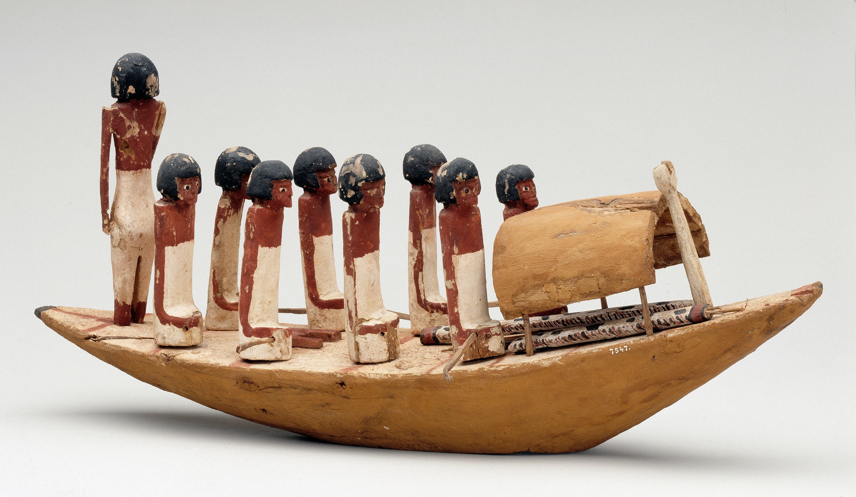 Model of Egyptian Nile Boat, Ancient Egypt