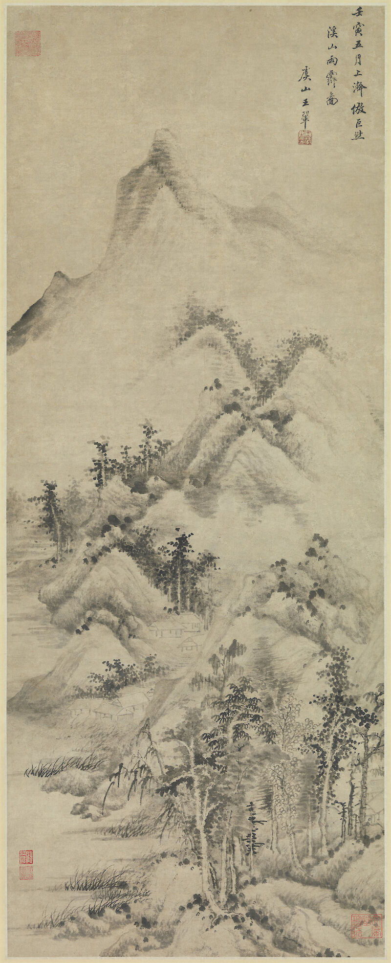 Clearing after Rain over Streams and Mountains, Wang Hui 王翚