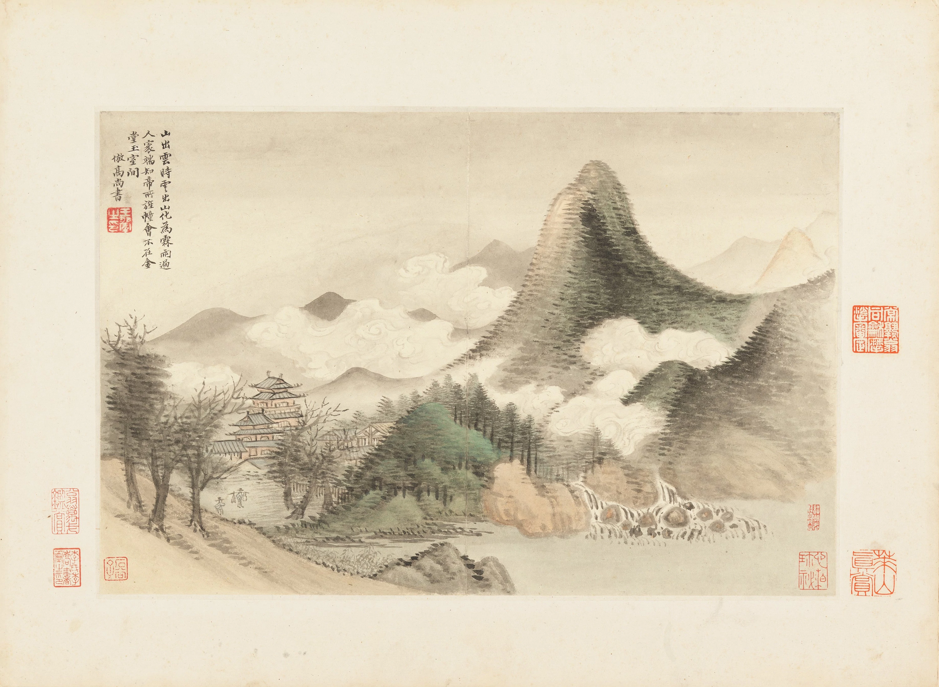 Landscapes 6, 仿古山水圖, Wang Hui (王翚)
