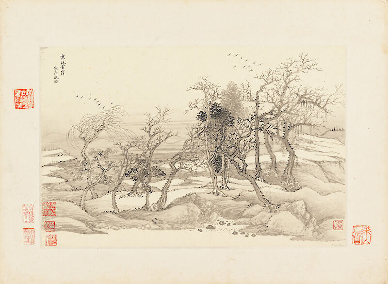 Landscapes 9, 仿古山水圖, Wang Hui 王翚