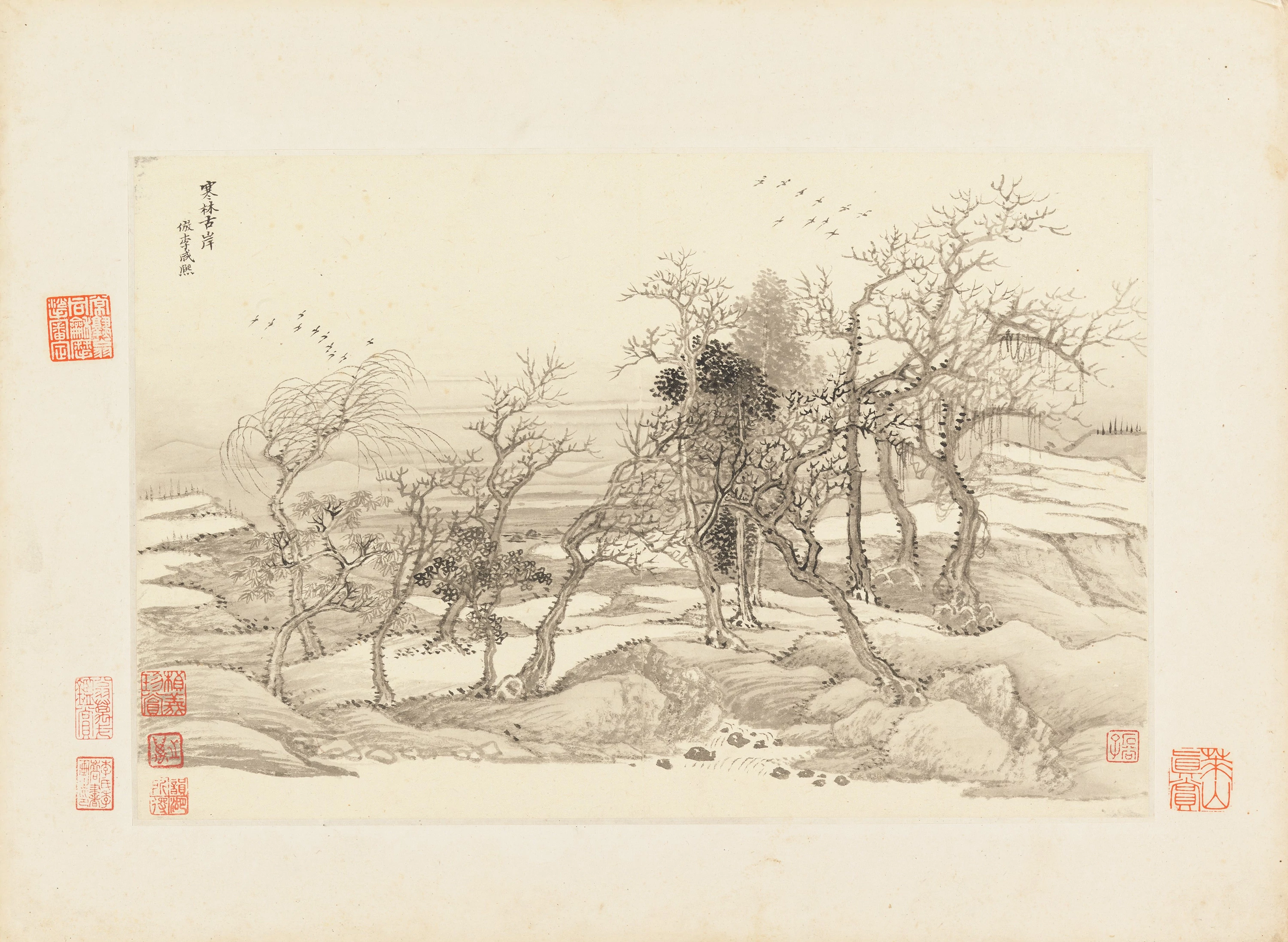 Landscapes 9, 仿古山水圖, Wang Hui (王翚)