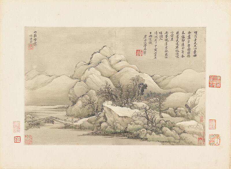 Landscapes 10, 仿古山水圖, Wang Hui 王翚