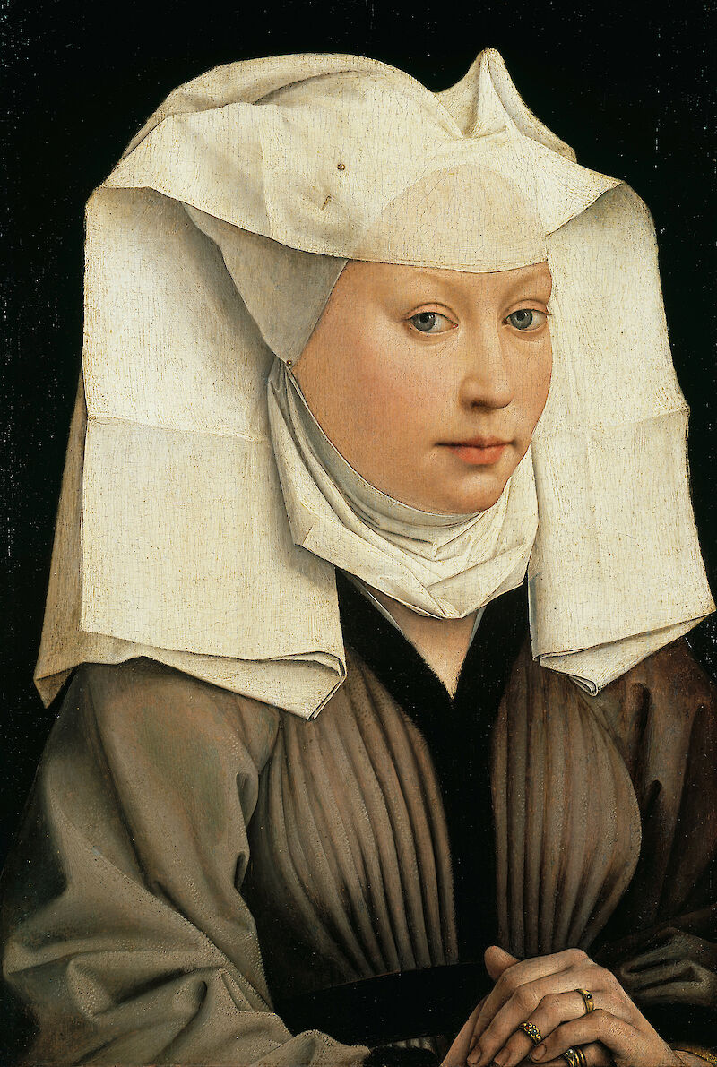 Woman with a Winged Bonnet scale comparison