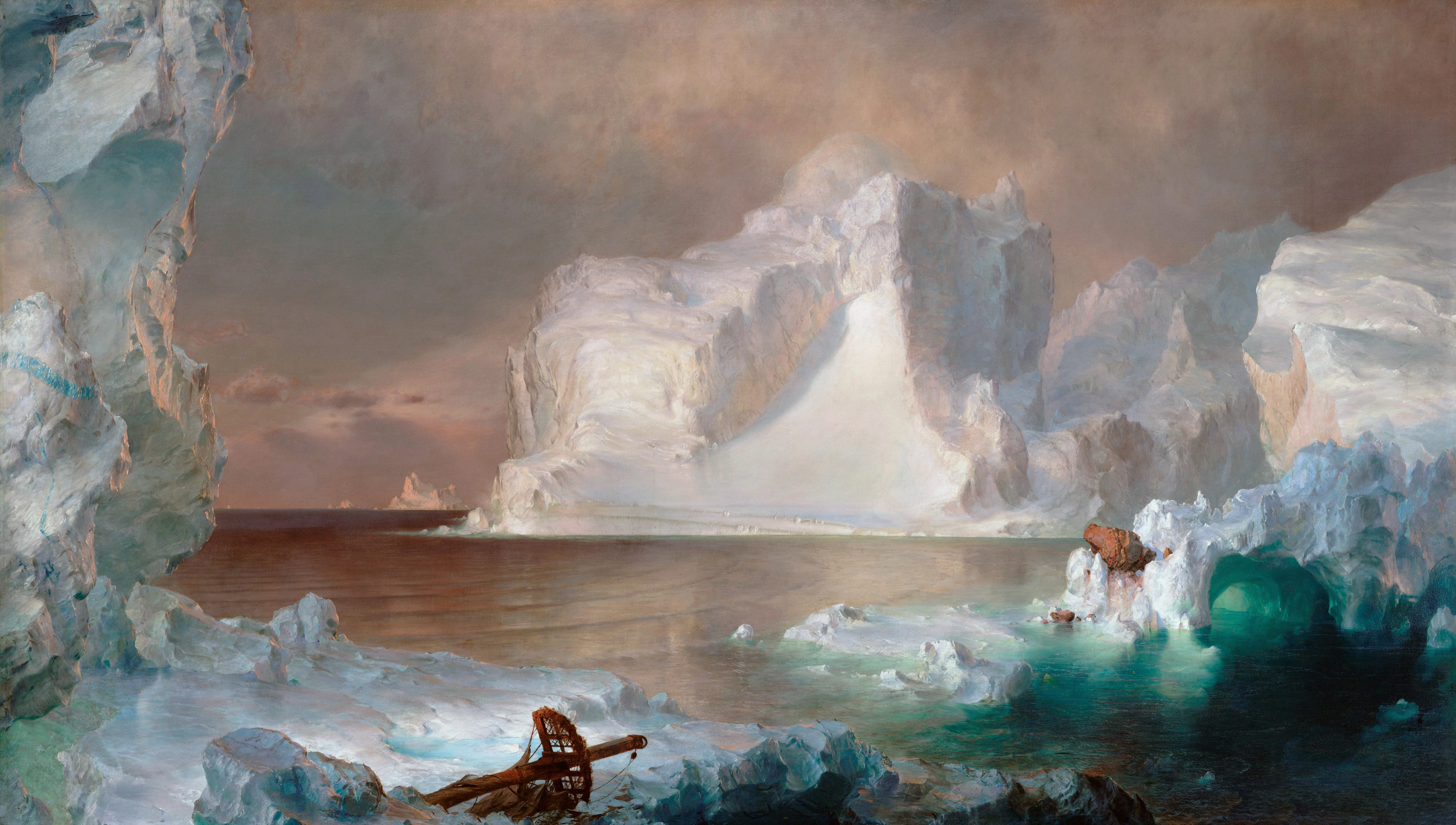 The Icebergs, Frederic Edwin Church