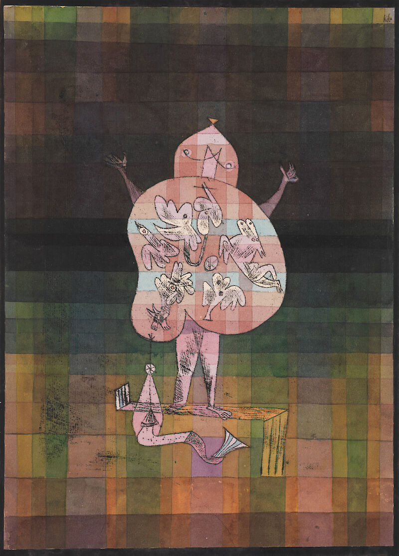 Ventriloquist and Crier in the Moor, Paul Klee